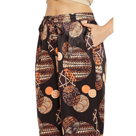 Gypsie Blu Women Satin Pajama Set 2 Piece Short Sleeve Soft & Silk Button Down - Picture 5 of 7